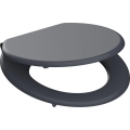 Schütte 80104 - SPIRIT antracit WC-ülőke, SoftClose, MDF fa