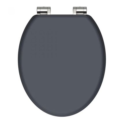 Schütte 80104 - SPIRIT antracit WC-ülőke, SoftClose, MDF fa