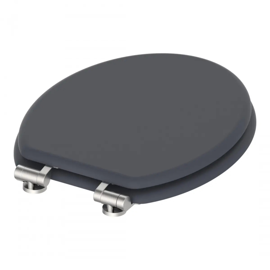 Schütte 80104 - SPIRIT antracit WC-ülőke, SoftClose, MDF fa