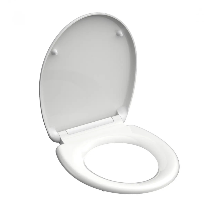 Schütte 82300-A - fehér, lassan záródó (SoftClose) duroplaszt WC-ülőke