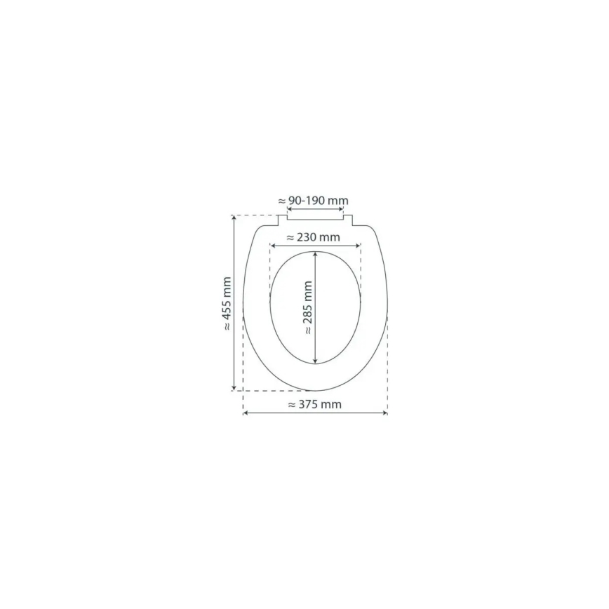 Schütte 82300-A - fehér, lassan záródó (SoftClose) duroplaszt WC-ülőke