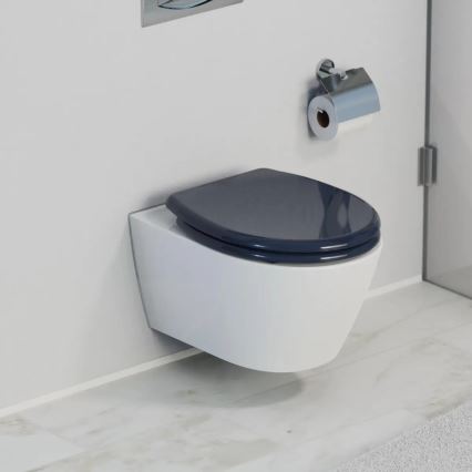 Schütte 82304-A - ANTRACIT WC-ülőke SoftClose, duroplast
