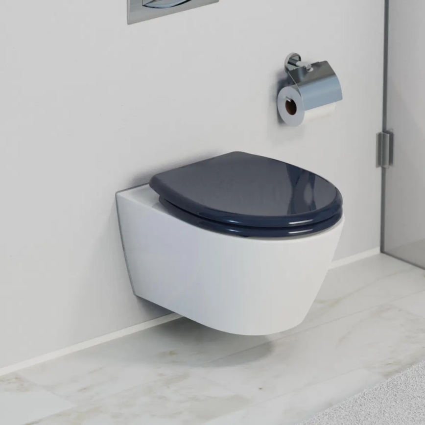 Schütte 82304-A - ANTRACIT WC-ülőke SoftClose, duroplast