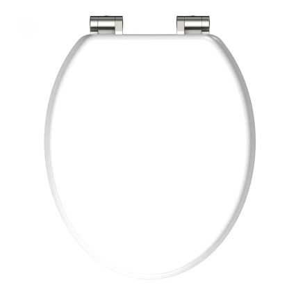 Schütte 84100-A - Fehér SoftClose WC-ülőke, MDF-ből készült