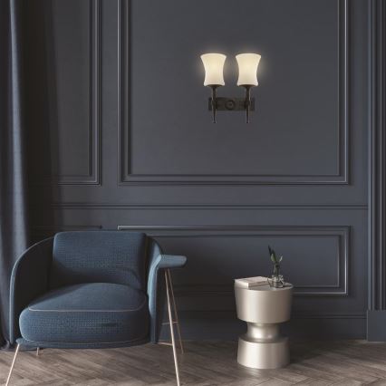 Searchlight - CARTWHEEL fali lámpatest 2xE27/60W/230V