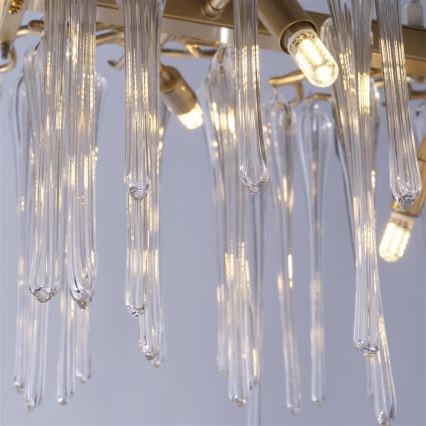 Searchlight - HERITAGE kábeles csillár 10xG9/33W/230V