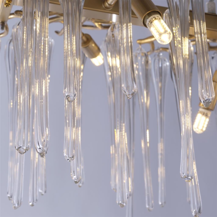 Searchlight - HERITAGE kábeles csillár 10xG9/33W/230V