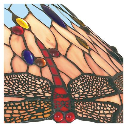 Searchlight - Tiffany csillár láncon SZITAKÖTŐ 1xE27/60W/230V