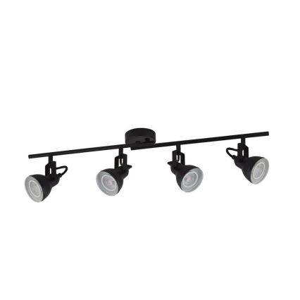 Searchlight - Mennyezeti spotlámpa FOCUS 4xGU10/50W/230V fekete