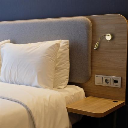 Searchlight - LED Rugalmas kicsi lámpa ADJU LED/1W/230V réz