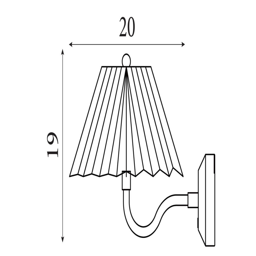 Searchlight - LED Dimmelhető fali lámpatest DANISH LED/1,5W/230V