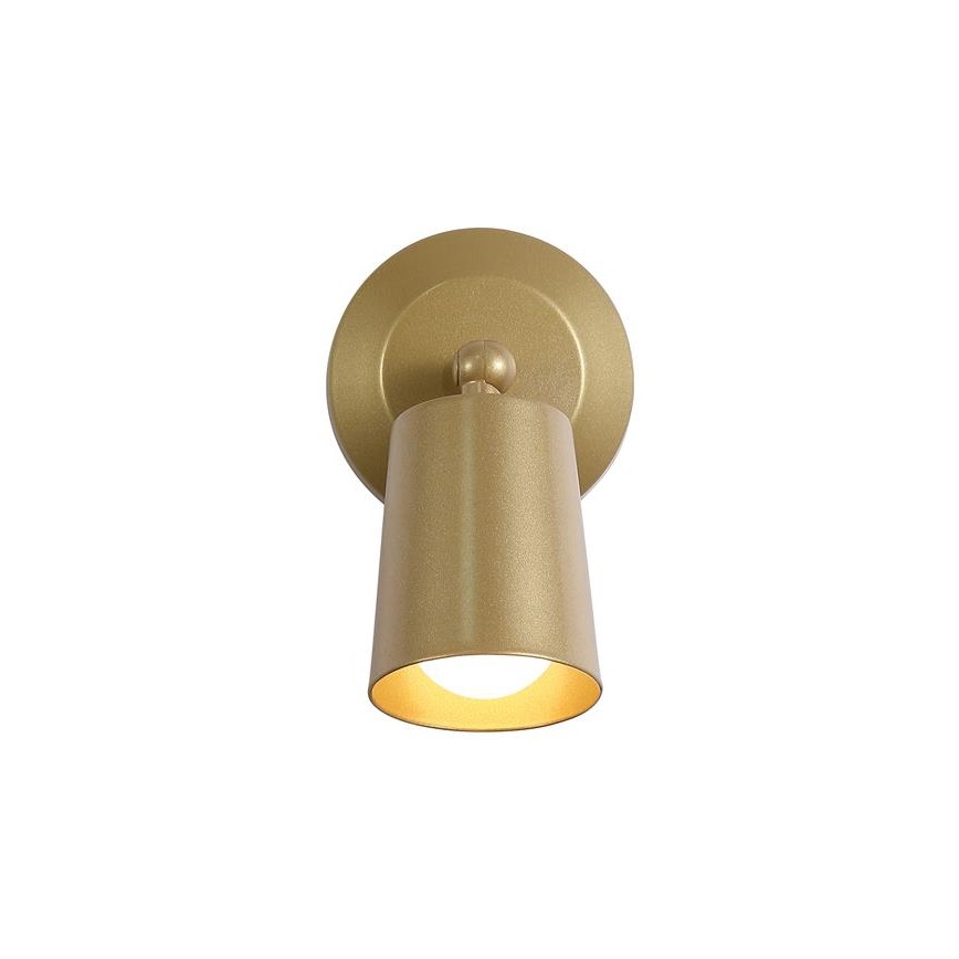 Searchlight - LED Fényerőszabályozható, újratölthető fali lámpa CONE LED/1,5W/5V, aranyszínű