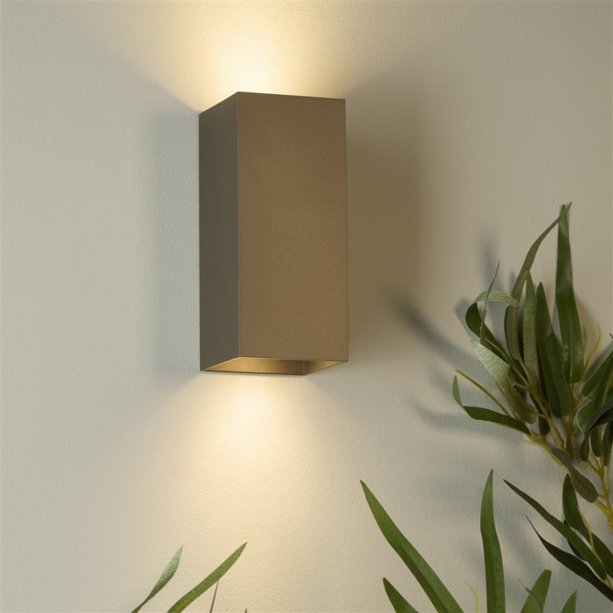 Searchlight - DON fali lámpatest 2xGU10/10W/230V barna