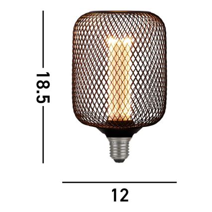 Searchlight - Dimmelhető dekoratív LED-izzó WIRE MESH E27/4,5W/230V 2700K