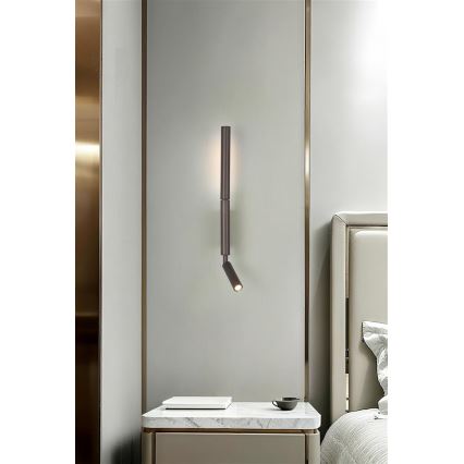 Searchlight - LED spotlámpa ARCHITECT LED/7W/230V barna