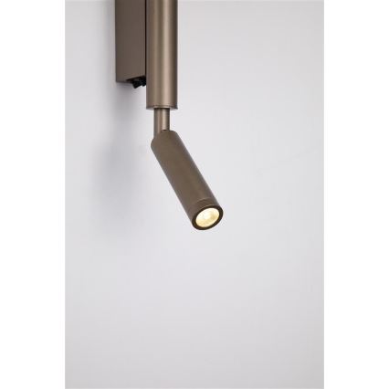 Searchlight - LED spotlámpa ARCHITECT LED/7W/230V barna