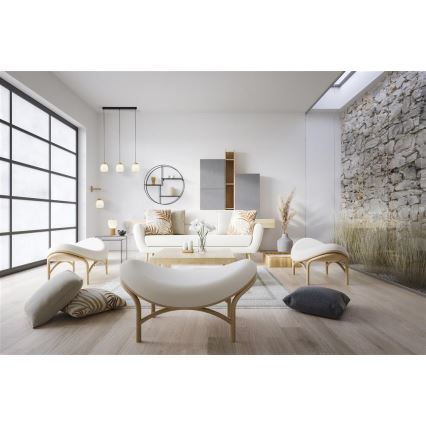 Searchlight - Fali lámpa ELLA 1xE14/7W/230V bükkfa