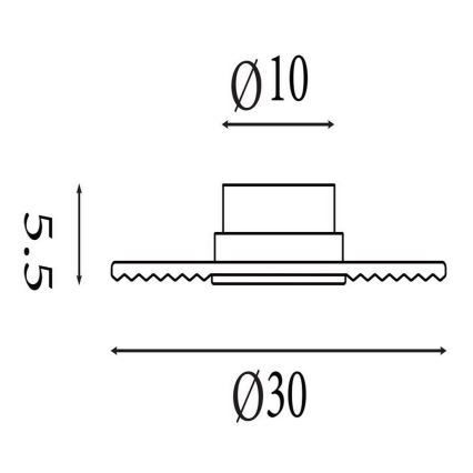 Searchlight - LED dimmelhető fali lámpa CLEO LED/9,4W/230V sárgaréz