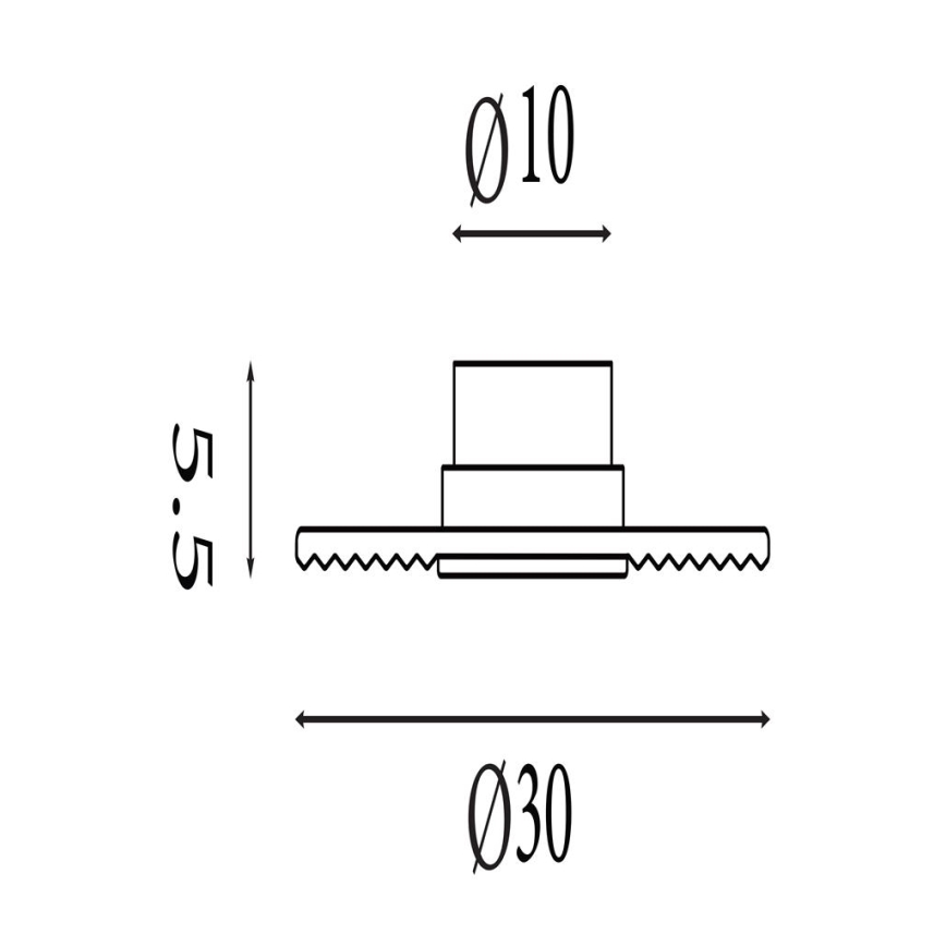 Searchlight - Dimmelhető LED fali lámpatest CLEO LED/9,4W/230V füstszínű