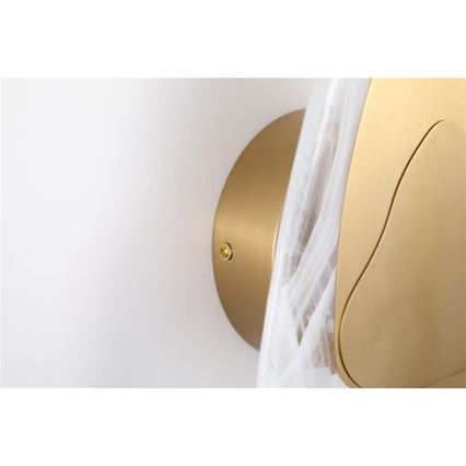 Searchlight - LED fali lámpatest DESTINY LED/8W/230V sárgaréz