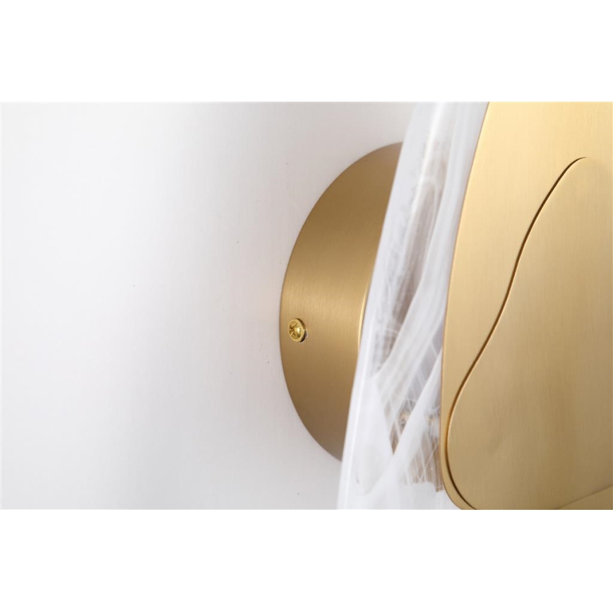 Searchlight - LED fali lámpatest DESTINY LED/8W/230V sárgaréz