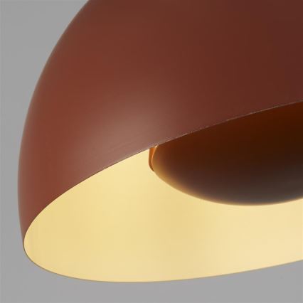 Searchlight - MARS kábeles függőlámpa 1xE27/60W/230V, átmérő 40 cm, téglavörös