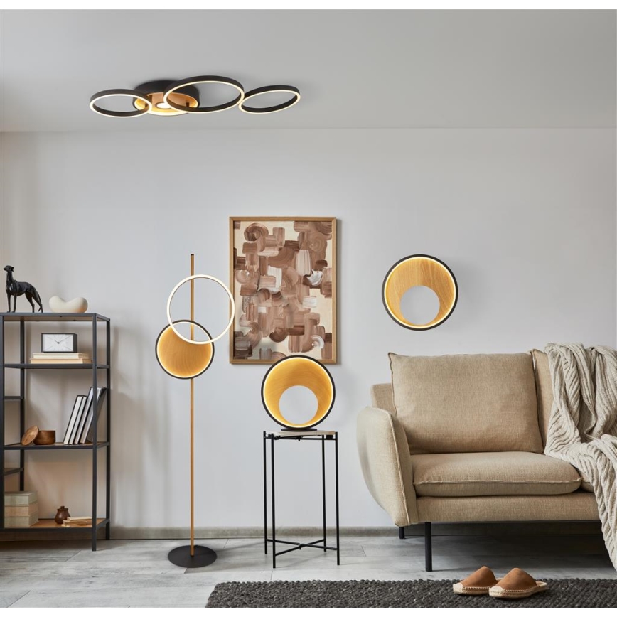 Searchlight - LED fali lámpa CURIO LED/11W/230V barna