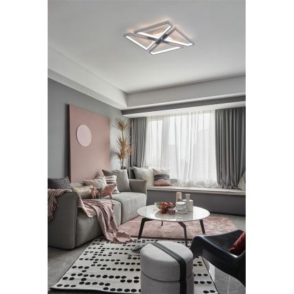 Searchlight - LED dimmelhető mennyezeti lámpatest QUATRO LED/29W/230V 40x40 cm