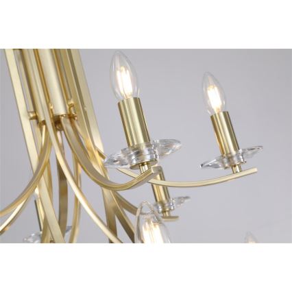 Searchlight - ASCONA láncos csillár 12xE14/60W/230V