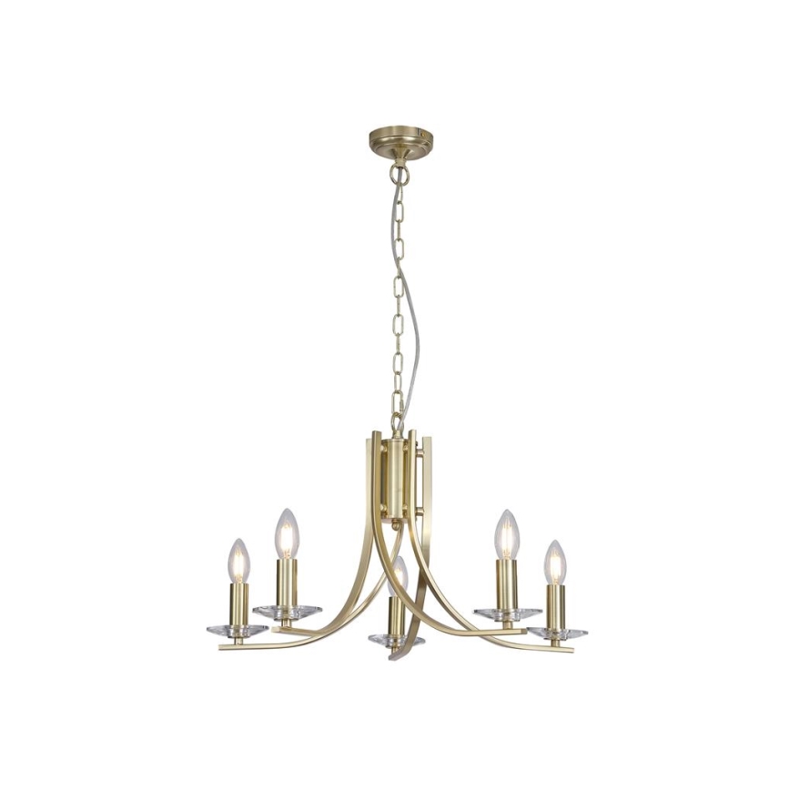 Searchlight - Láncos csillár ASCONA 5xE14/60W/230V