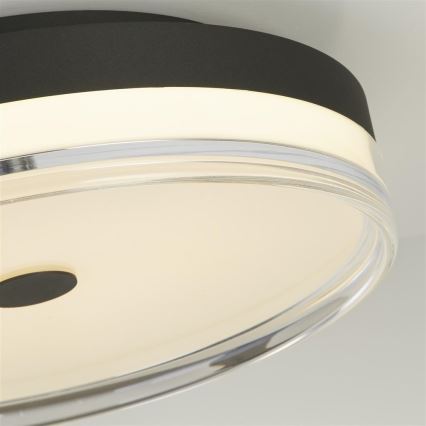 Searchlight - LED mennyezeti lámpa CYPRUS LED/29W/230V átm. 40 cm fekete