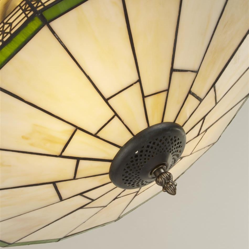 Searchlight - Tiffany mennyezeti lámpa NEW YORK 2xE14/40W/230V