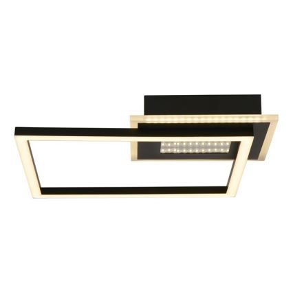 Searchlight - LED dimmelhető mennyezeti lámpatest QUADRATE LED/24W/230V 36x36 cm fekete