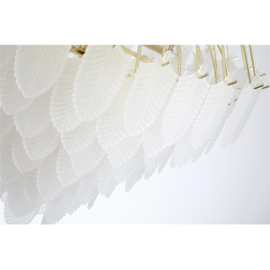 Searchlight - Láncos csillár FEATHER 10xE14/60W/230V