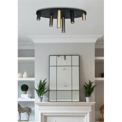 Searchlight - Mennyezeti lámpa TUBES 6xGU10/10W/230V 80x30 cm