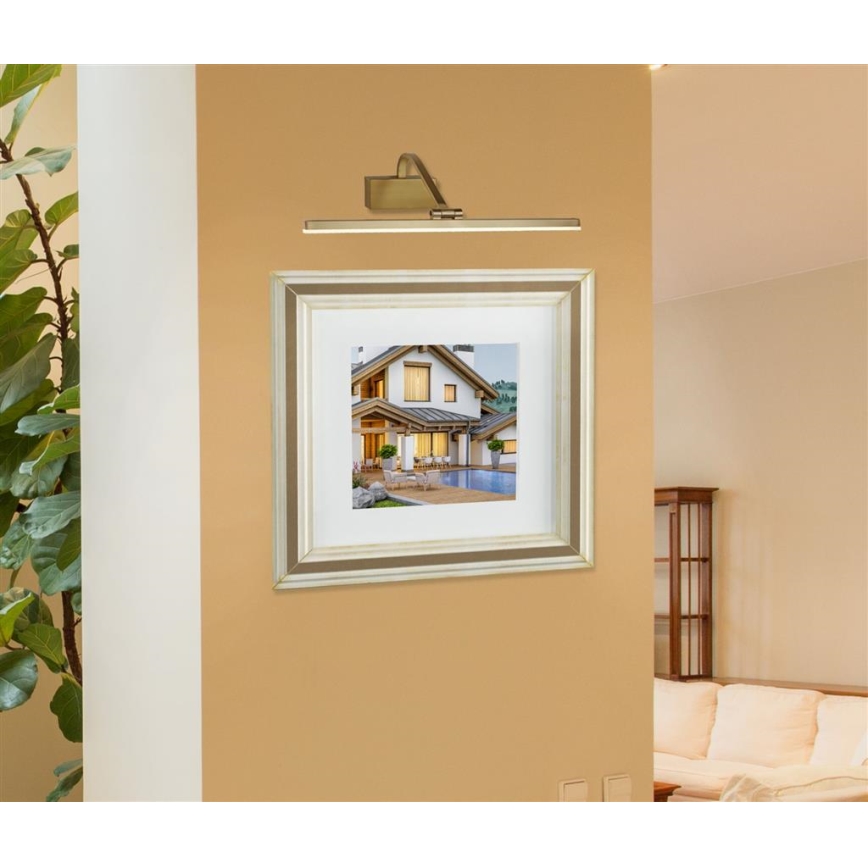 Searchlight - LED Képmegvilágító LED/12W/230V arany