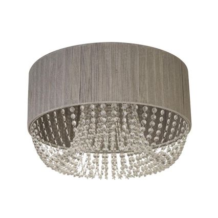 Searchlight - Mennyezeti lámpa BELLANO 5xG9/7W/230V Ø 50 cm szürke