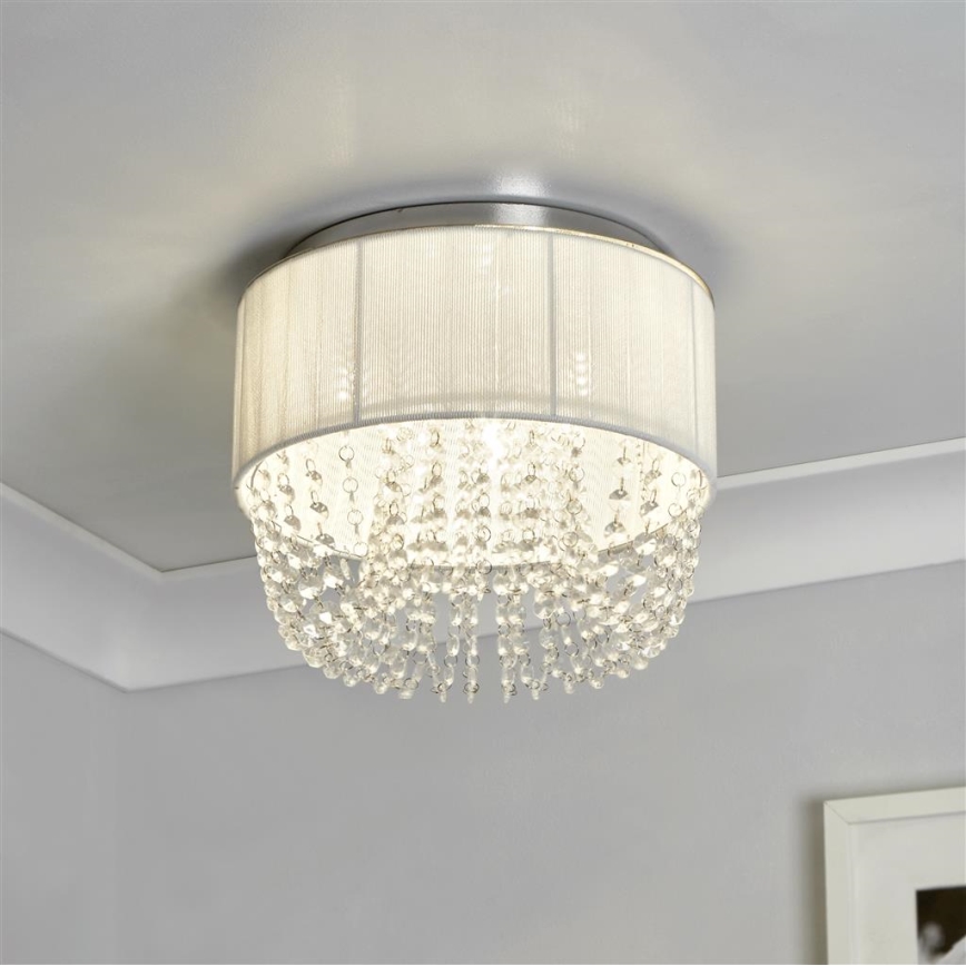 Searchlight - Mennyezeti lámpatest BELLANO 3xG9/7W/230V átm. 30 cm fehér