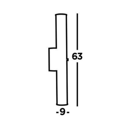 Searchlight - LED Fürdőszobai lámpa CLAMP LED/23W/230V IP44 arany
