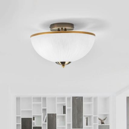 Searchlight - Felületre szerelhető csillár LEEDS 3xE14/7W/230V