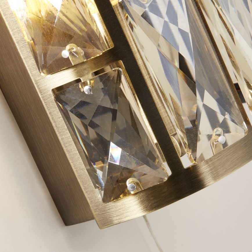 Searchlight - Fali lámpa BIJOU 2xE27/60W/230V réz