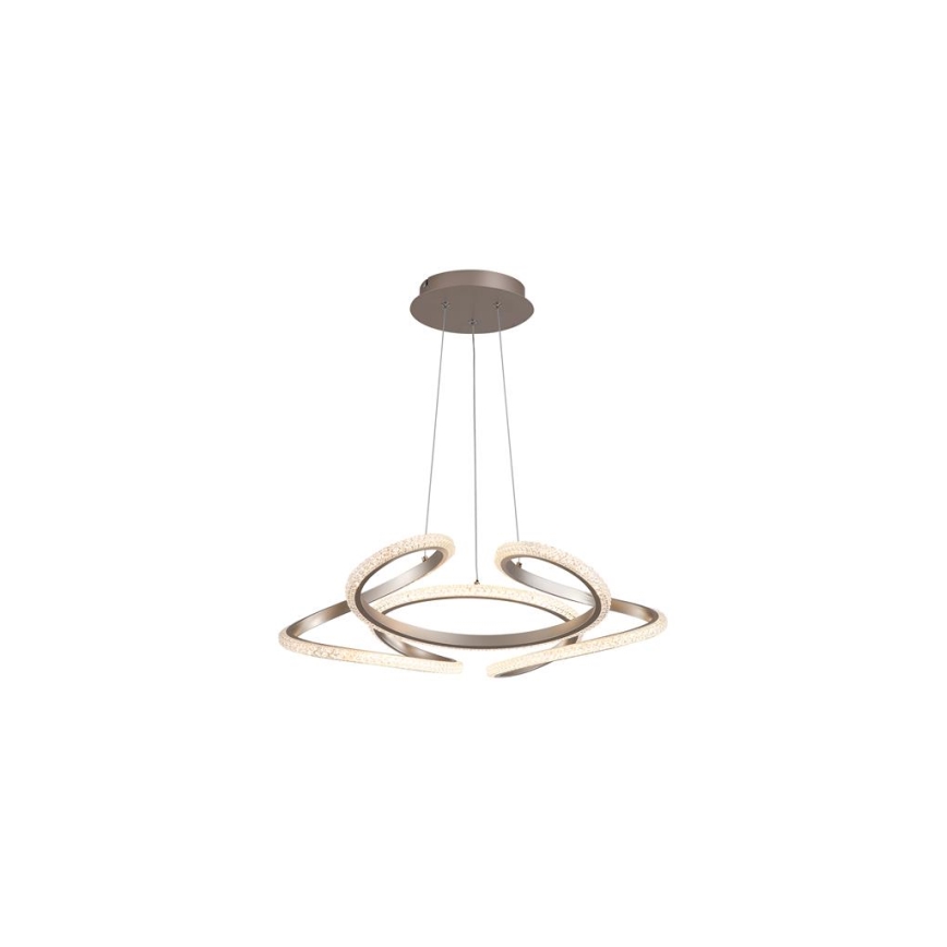 Searchlight - Fényerőszabályozható LED kábeles csillár DOODLE LED/40W/230V sárgaréz