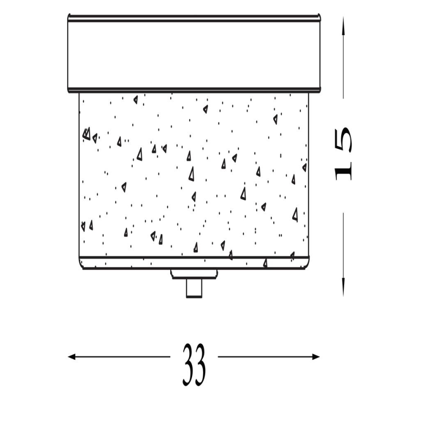 Searchlight - Fürdőszobai mennyezeti lámpa PRESTON 2xE27/60W/230V IP44 Ø 33 cm sárgaréz