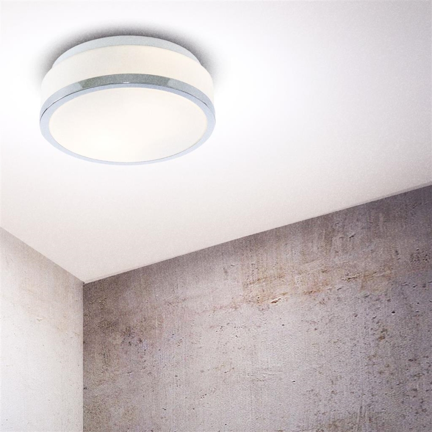 Searchlight - Fürdőszobai mennyezeti lámpa DISC 1xE27/60W/230V IP44