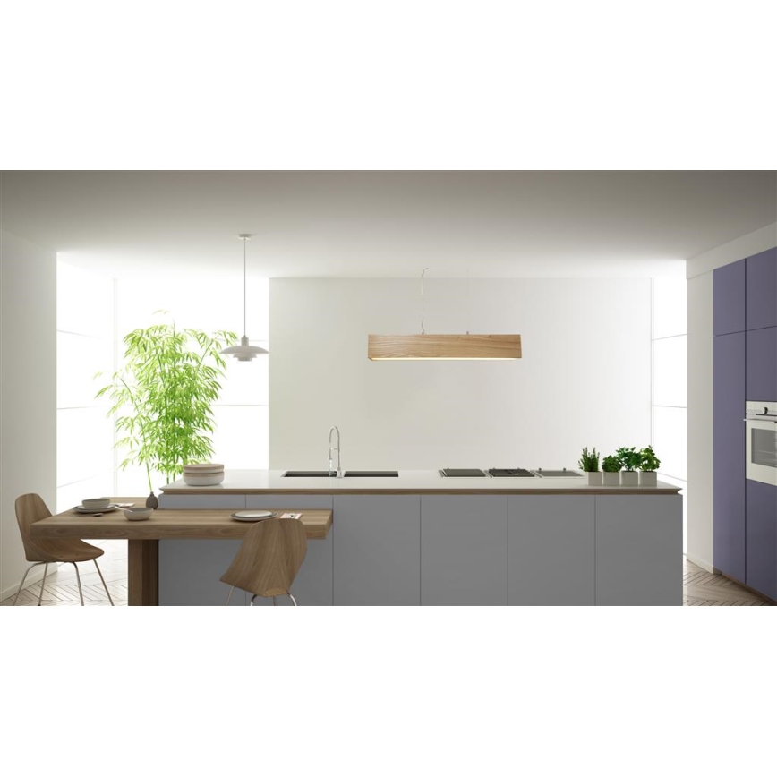 Searchlight - LED Csillár zsinóron ASH LED/20W/230V kőris