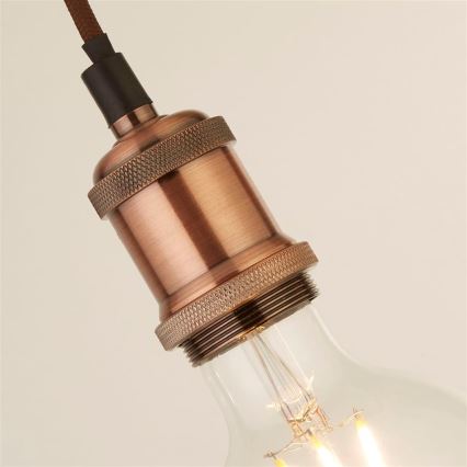 Searchlight - Kábeles csillár SUSPENSION 1xE27/60W/230V rézszínű