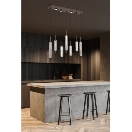 Searchlight - LED dimmelhető, kábelre függesztett csillár CATTAIL LED/33W/230V