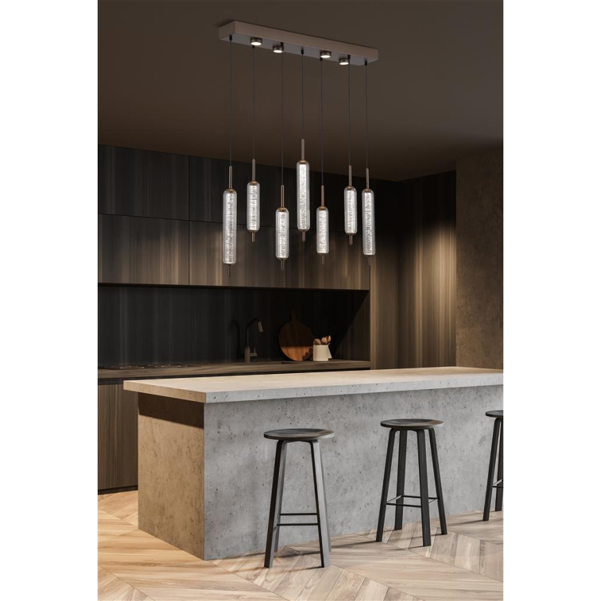 Searchlight - LED dimmelhető, kábelre függesztett csillár CATTAIL LED/33W/230V