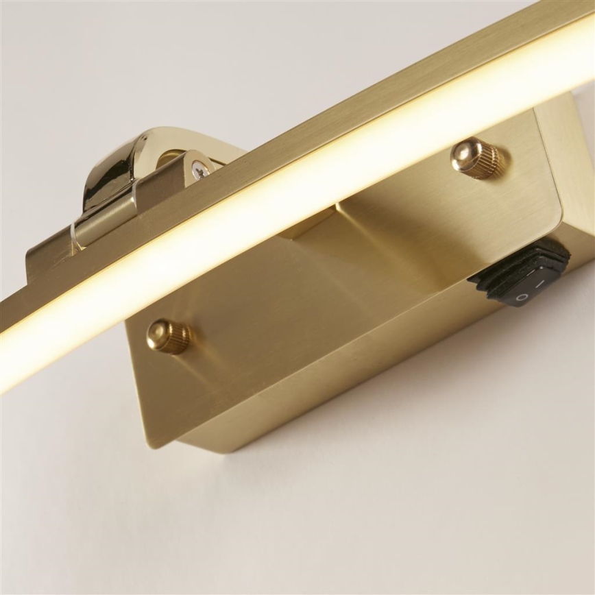 Searchlight - LED képvilágító lámpa SANTORINI LED/11,03W/230V sárgaréz