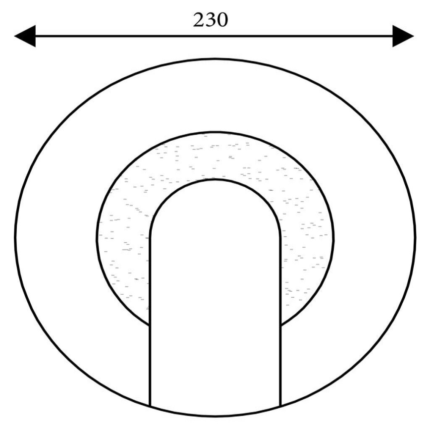 Searchlight - LED fali lámpatest TARGET LED/7W/230V fekete
